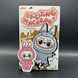 Labubu Exciting Macaron Vinyl Face Plushie - Lychee Berry